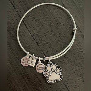 Alex and Ani Dog Paw Bracelet
